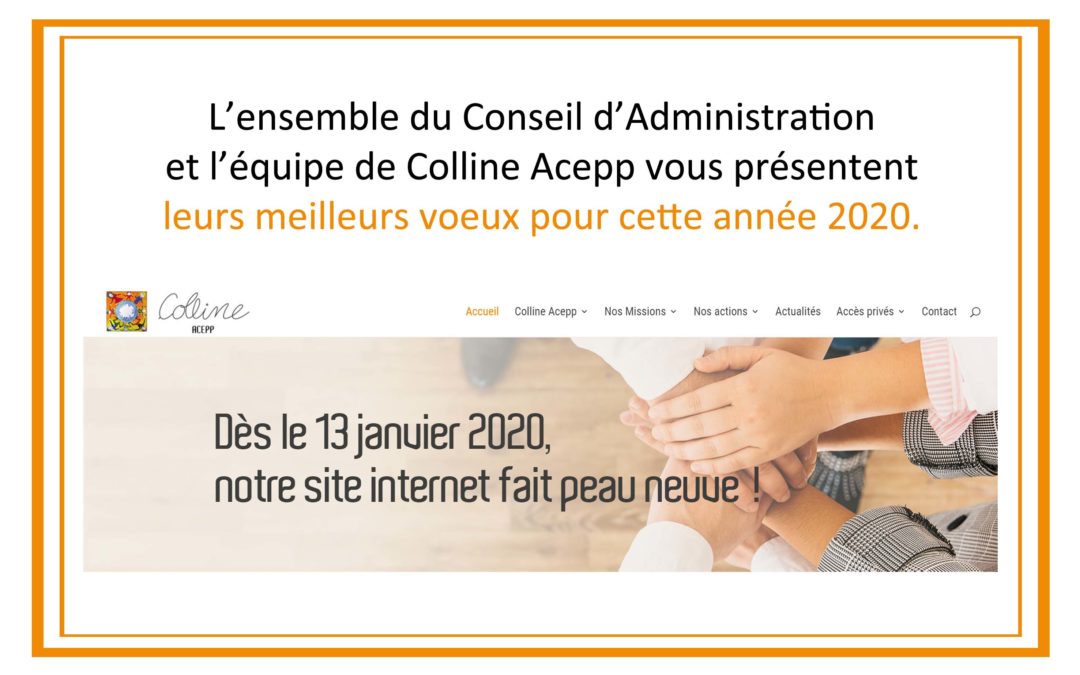 Colline Acepp présente ses voeux pour 2020