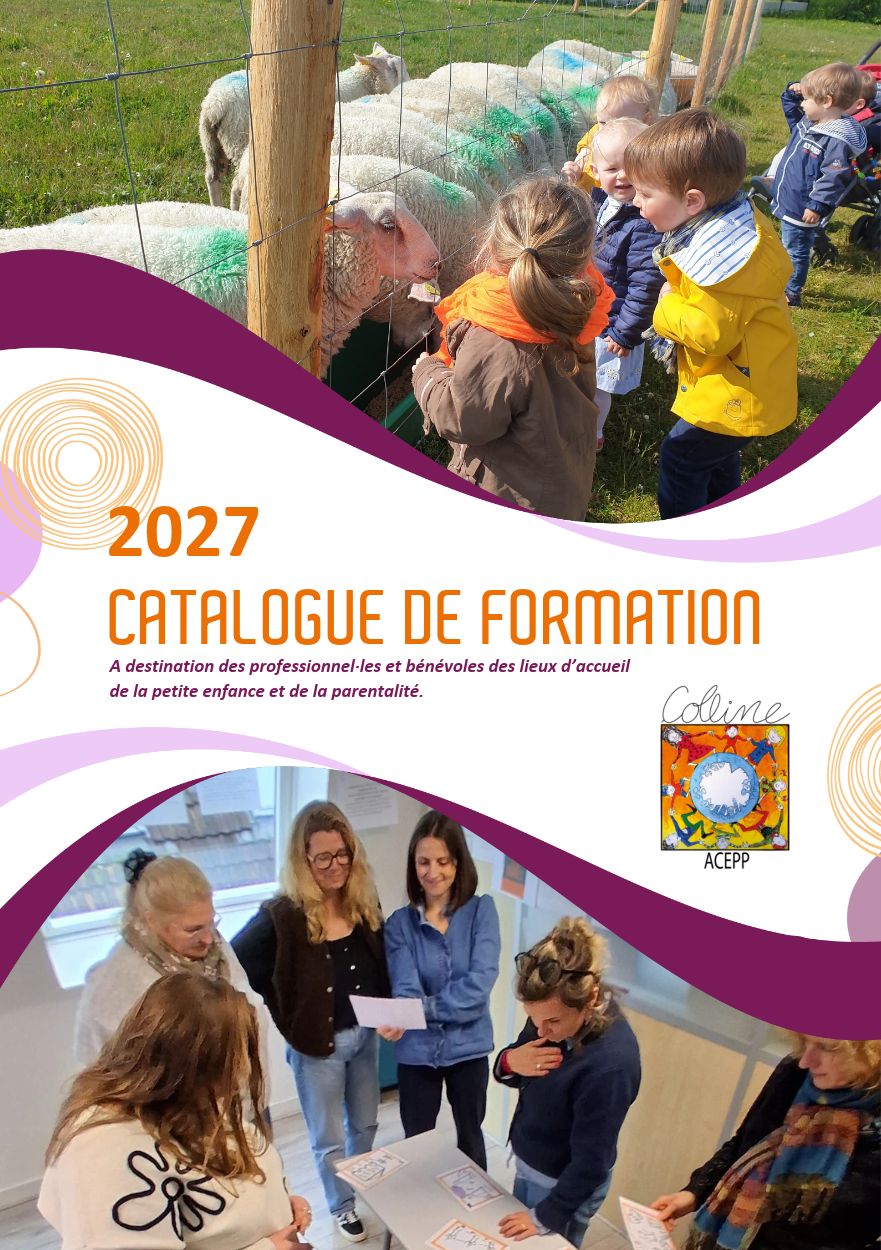 2027 - CATALOGUE de formation Page de garde Catalogue de formation Colline Acepp 2025